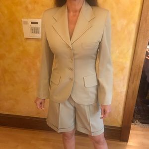 Vintage Claude Barthelemy Sage Shorts Suit 40/US 6